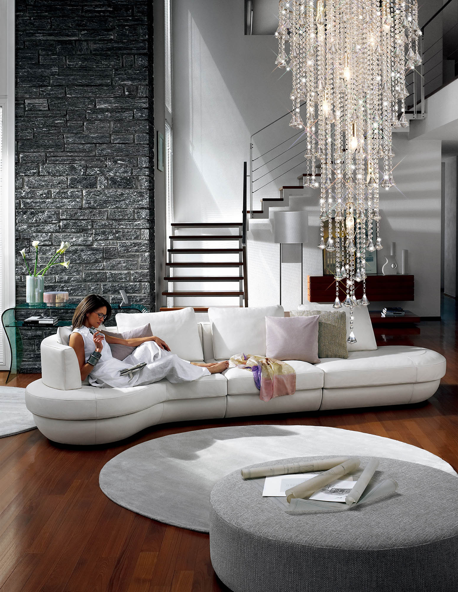 Inina French Gold Crystal Ceiling Lights Diyas Statement Crystal Fittings